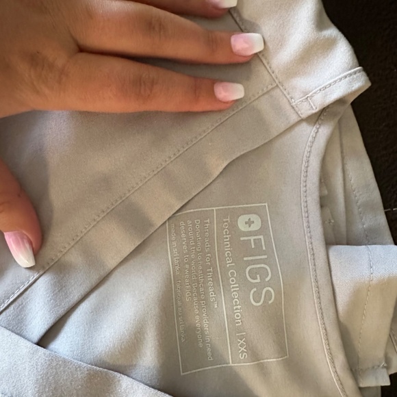 Figs Scrub Set-Slate - Picture 3 of 4